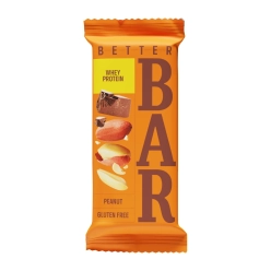 Batonaș cu Ciocolată și Arahide cu Proteină din Zer BETTER 45G