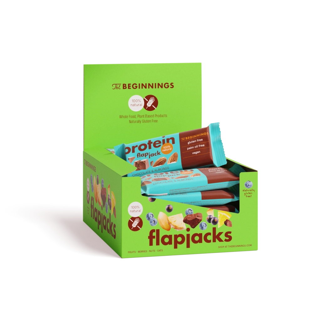 Батончик FLAPJACK протеиновый с миндалем The Beginnings 60 г