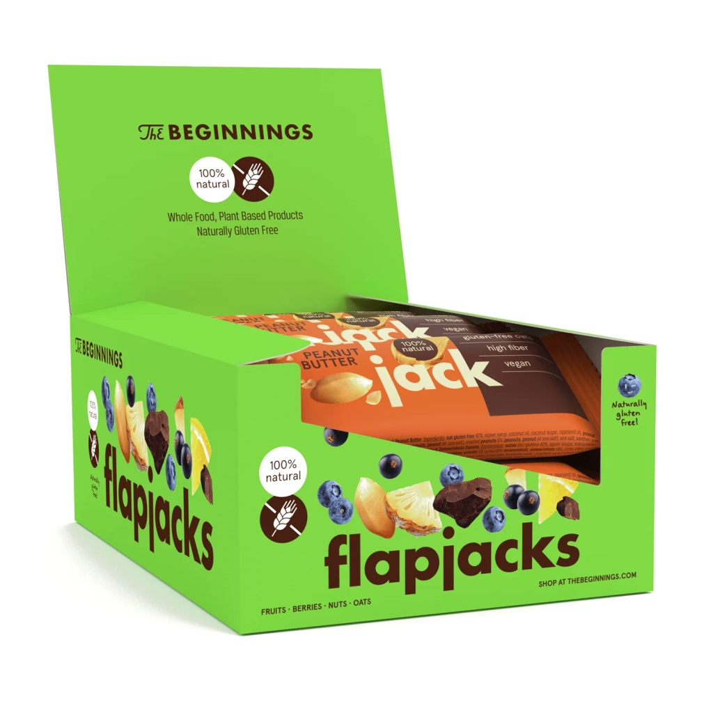 Batonas FLAPJACK Unt de Arahide The Beginnings 60g