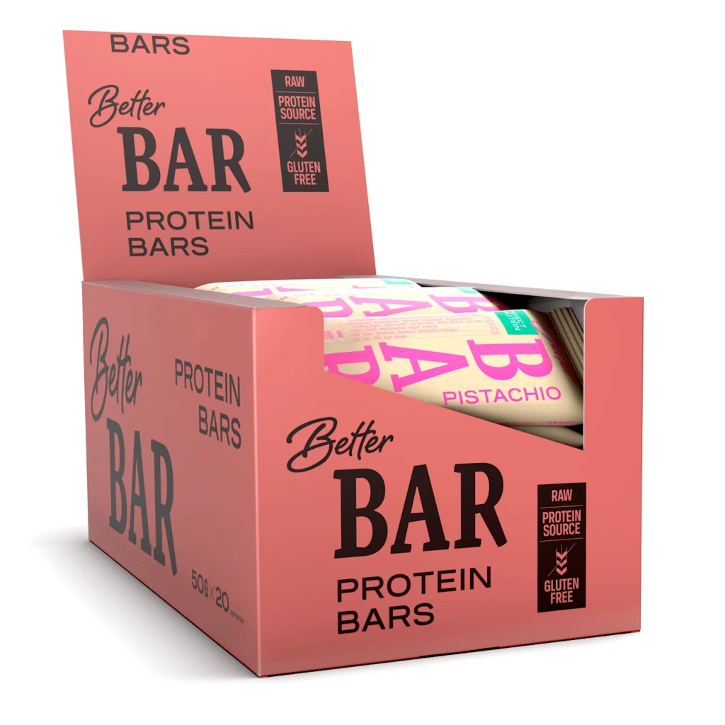 Batonaș proteic cu Fistic BETTER 45g