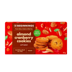 Biscuiți de migdale cu răchițele The Beginnings 80g