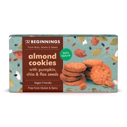 Biscuiți de migdale cu semințe The Beginnings 80g