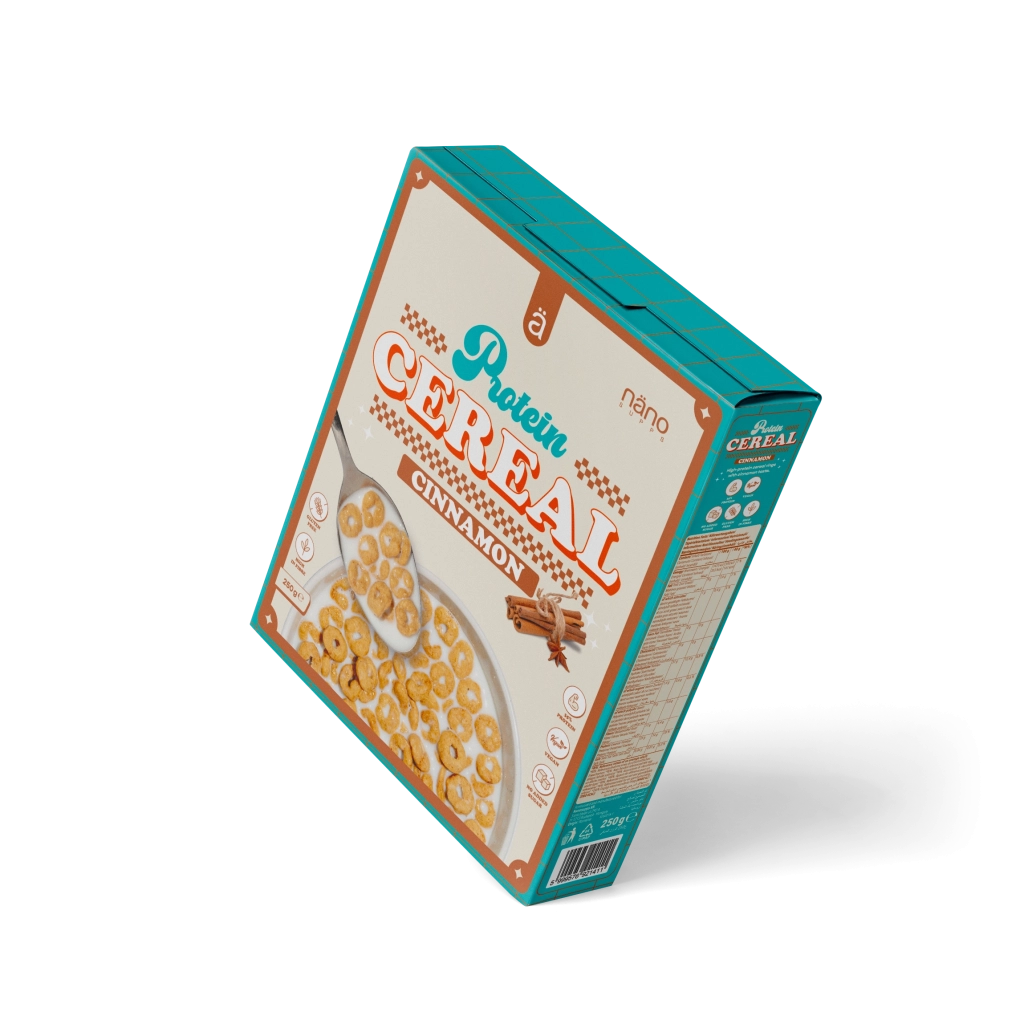 Cereale proteice Nanosupps Inele cu scorțișoară 250g