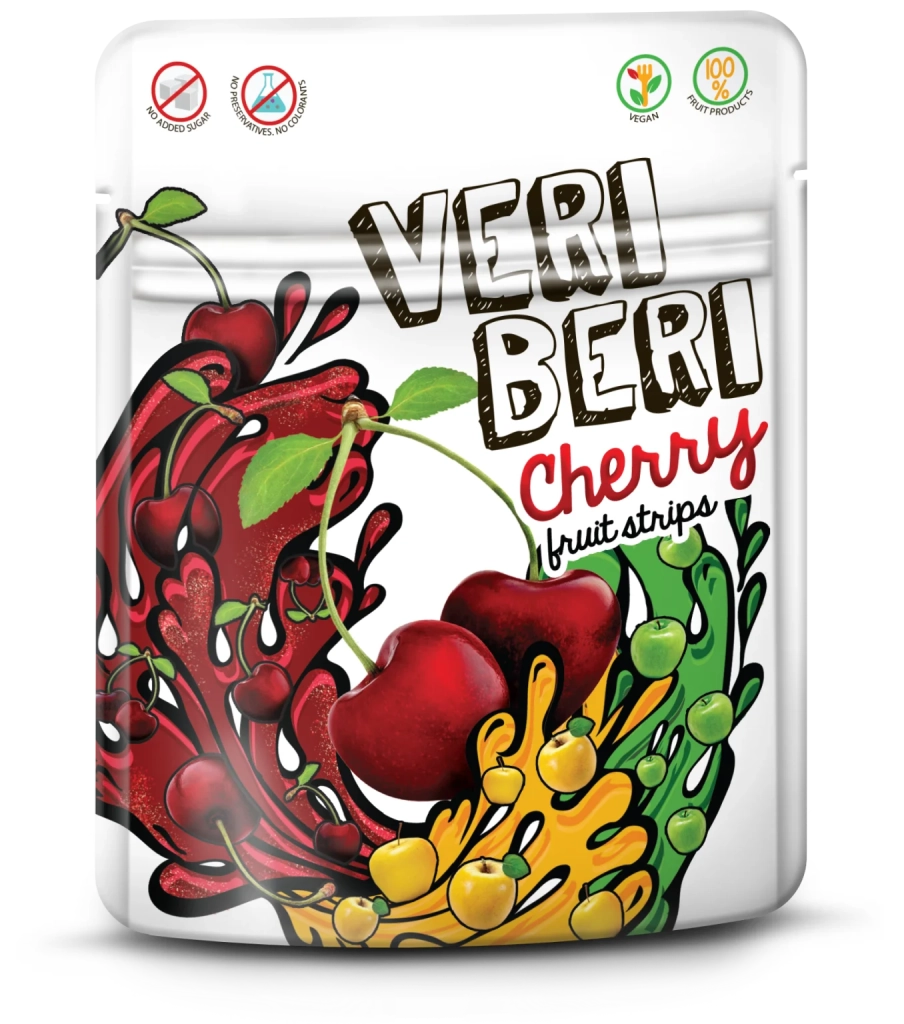 Желе - пастила фруктовое VERI BERI со вкусом вишни 50г