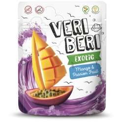 Jeleuri - pastila de fructe VERI BERI EXOTIC cu mango și fructul pasiunii 50g