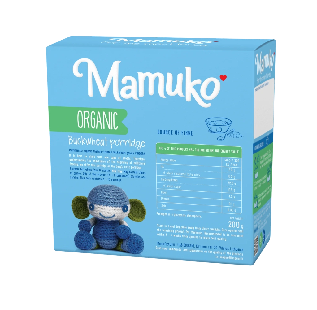 Terci Mamuko de hrișcă organic 200g
